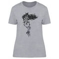 thumbnail image 1 of Mermaid With Curvy Fish Tail T-Shirt Women -Image by Shutterstock, Female Small, 1 of 2