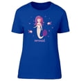 thumbnail image 1 of Mermaid With Transparent Hair T-Shirt Women -Image by Shutterstock, Female x-Large, 1 of 2