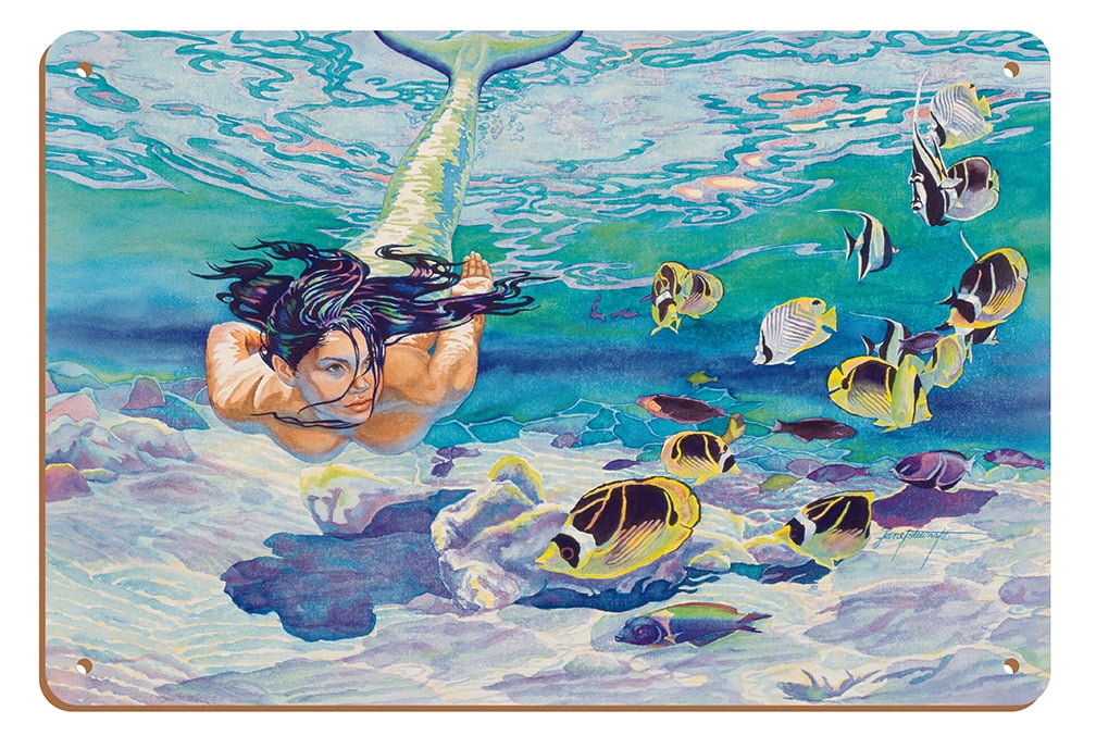 Mermaid Woman of the Sea (Ka Wahine Hiʻu Iʻa O Ke Kai) Hawaiian Reef