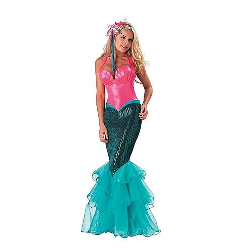 Mermaid Women's Halloween Fancy-Dress Costume for Adult, M - Walmart.com