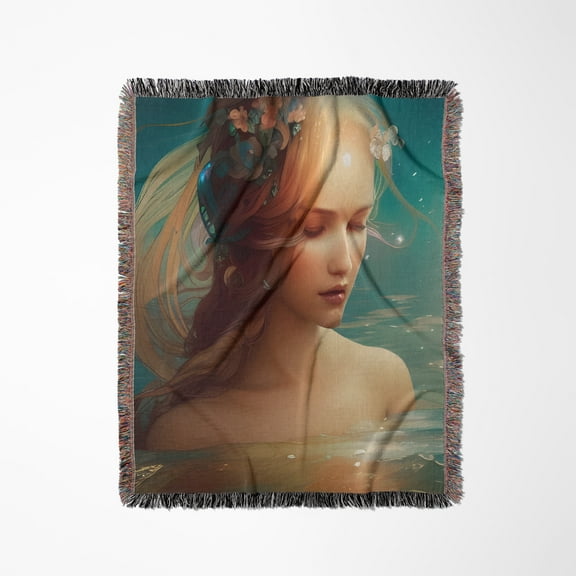 Mermaid, Woven Blanket