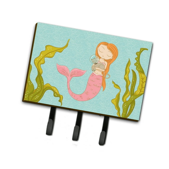 Mermaid and Cat Underwater Leash or Key Holder