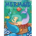thumbnail image 1 of Mermaid and Sea Creatures Coloring Book: Cute Nautical Themed Coloring, Dot to Dot, and Word Search Puzzles Provide Hour, (Paperback), 1 of 1