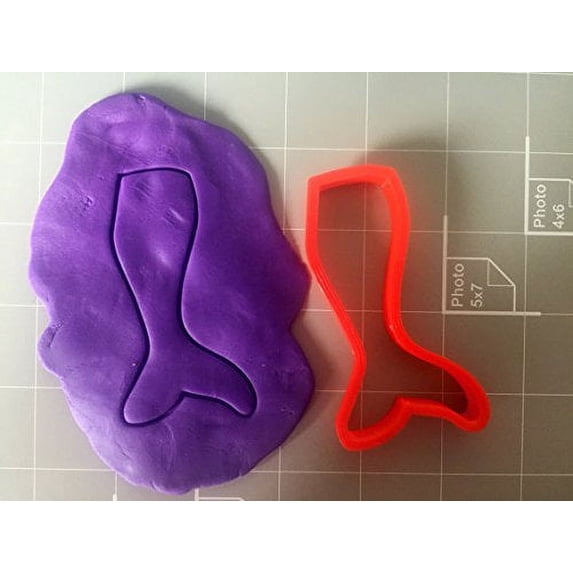 Mermaid tail Cookie Cutter (4 Inch)- Fast Shipping - Sharp Edges - Exceptional Quality