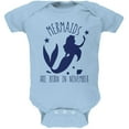 thumbnail image 1 of Mermaids Are Born In November Soft Baby One Piece Light Blue 0-3 M, 1 of 1