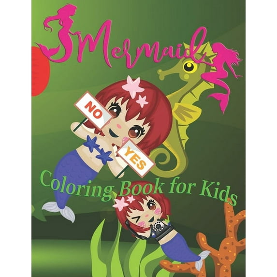Mermaids Coloring Book for Kids: A cute mermaid book that kids love: book for kids ages 3-8 (Paperback)