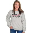 thumbnail image 1 of Mermaids Don't Wear Pants Funny Beach Women Plus Size Crewneck Sweatshirt Brisco Brands 5X, 1 of 5