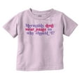 thumbnail image 1 of Mermaids Don't Wear Pants Funny Beach Youth T Shirt Tee Girls Infant Toddler Brisco Brands 24M, 1 of 5