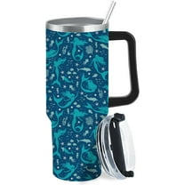 Mermaids Girl 40oz Tumbler With Handle Gifts For Friends Slim Tumbler With Lids For Outdoor