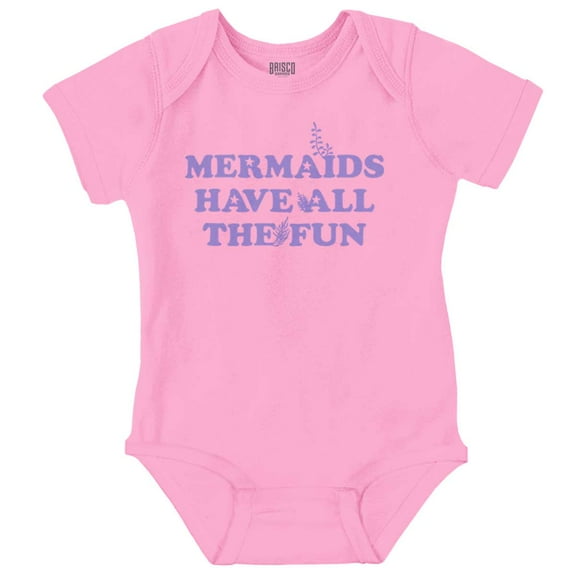 Mermaids Have All The Fun Cute Beach Bodysuit Jumper Girls Infant Baby Brisco Brands 24M
