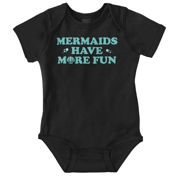 Mermaids Have More Fun Beach Vibes Bodysuit Jumper Girls Infant Baby Brisco Brands 12M