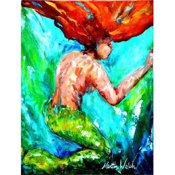 Mermaids Heaven Flag Garden Size