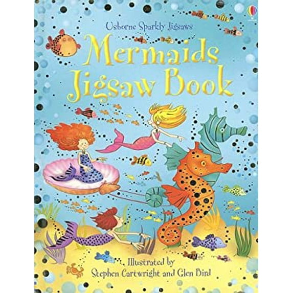 Pre-Owned Osborne Sparkly Jigsaws: Mermaids Jigsaw Book (Board book)