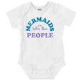 thumbnail image 1 of Mermaids are Better Than People Funny Bodysuit Jumper Girls Infant Baby Brisco Brands 12M, 1 of 7
