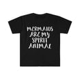 thumbnail image 1 of Mermaids are My Spirit Animal Unisex T-shirt S-3XL, 1 of 2