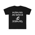 thumbnail image 1 of Mermaids are born in February Unisex T-shirt S-3XL Birthday girl, 1 of 2