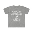 thumbnail image 1 of Mermaids are born in March Unisex T-shirt S-3XL Birthday girl, 1 of 2