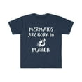 thumbnail image 1 of Mermaids are born in March Unisex T-shirt S-3XL Birthday girl, 1 of 2