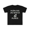 thumbnail image 1 of Mermaids are born in March Unisex T-shirt S-3XL Birthday girl, 1 of 2
