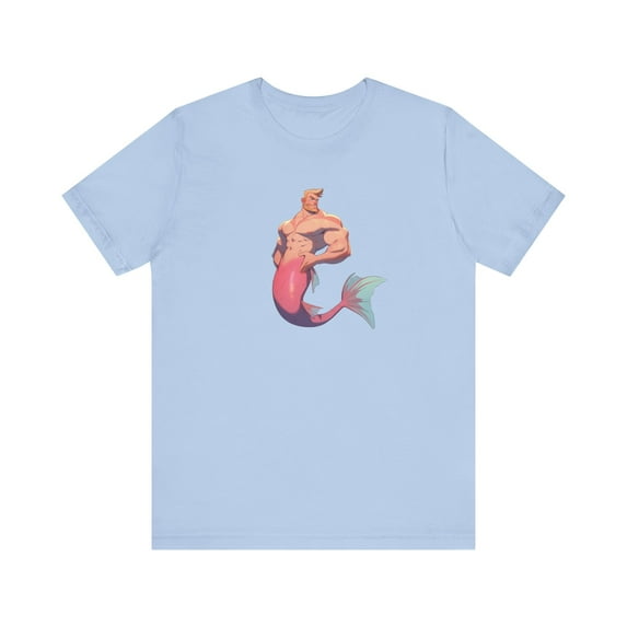 Merman Graphic Tee Featuring Zephyr | Unisex Design | Perfect Mermaid Gift