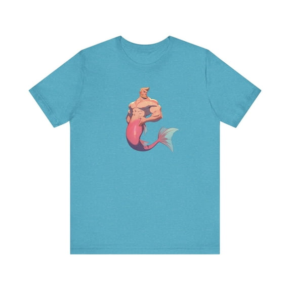 Merman Graphic Tee Featuring Zephyr | Unisex Design | Perfect Mermaid Gift