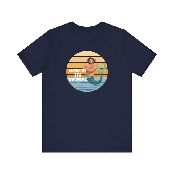 Merman In Training Graphic Tee, Ocean Fantasy Shirt | Unisex Top