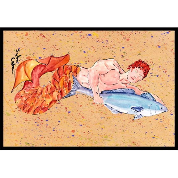Merman Indoor Or Outdoor Mat 18 x 27 in.