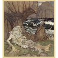 thumbnail image 1 of Merman (Rackham) Poster Print By Mary Evans Picture Libraryarthur Rackham (18 X 24), 1 of 3