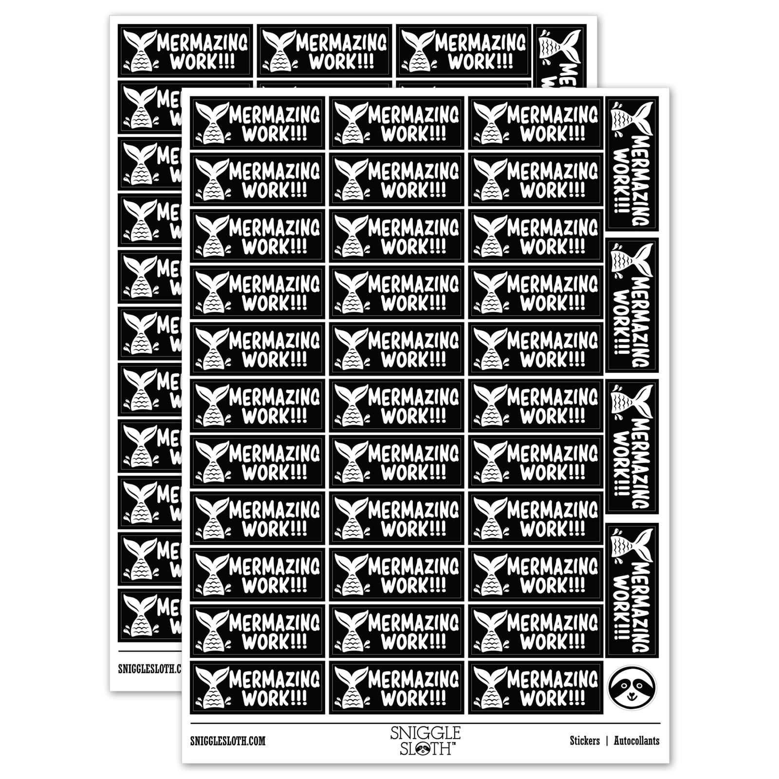 Mermazing Sticker Mermazing Amazing Work Mermaid Teacher Student School Sticker Set ...