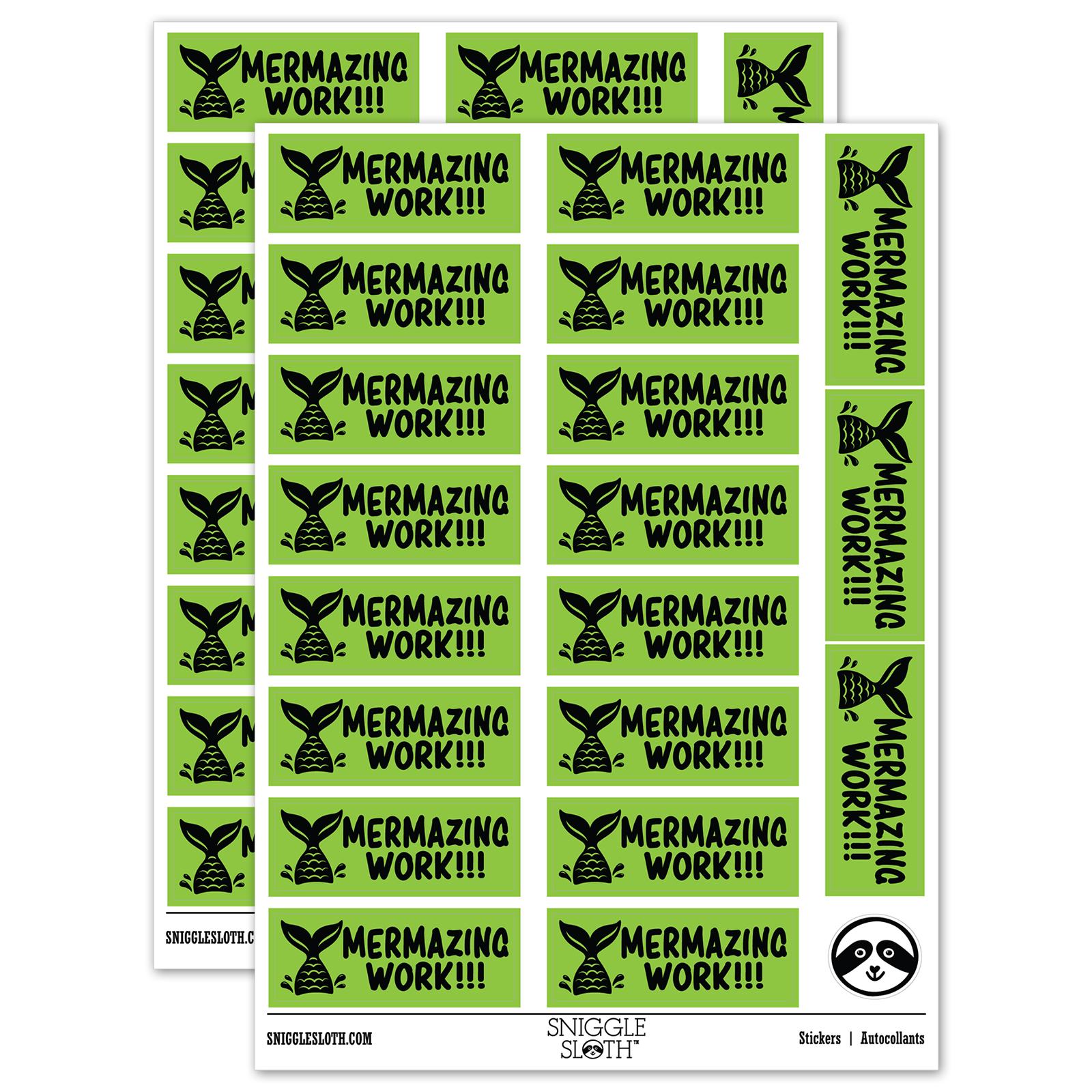 Mermazing Sticker Mermazing Amazing Work Mermaid Teacher Student School Sticker Set ...