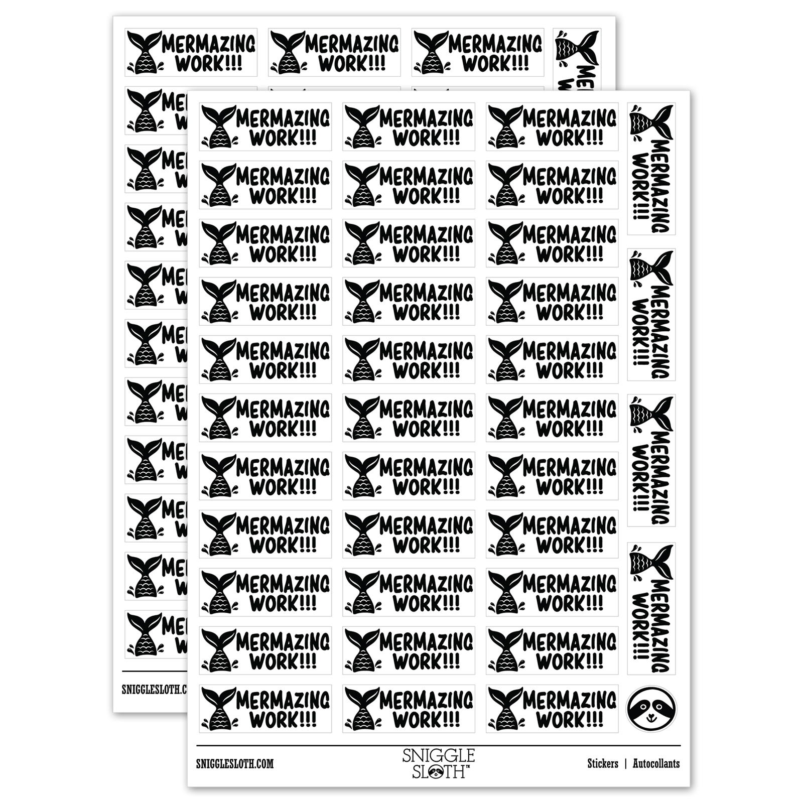 Mermazing Sticker Mermazing Amazing Work Mermaid Teacher Student School Sticker Set ...