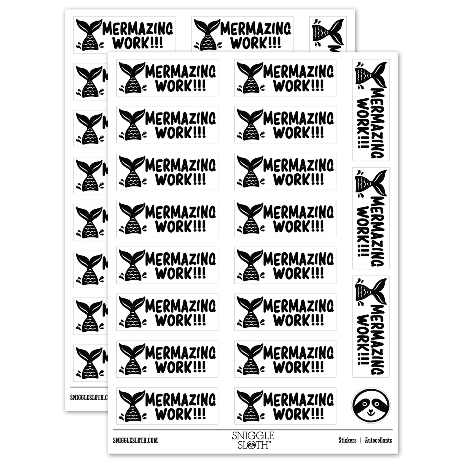 Mermazing Sticker Mermazing Amazing Work Mermaid Teacher Student School Sticker Set ...