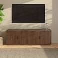 thumbnail image 1 of Mero Rectangular TV Stand for TV's up to 75" in Satin Walnut, 1 of 6