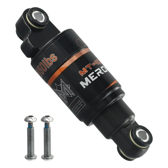 Meroca Bicycle Rear Shock Absorber Bike Oil Spring Shock Absorbers 125/150/165/190 mm Electric Scooter Absorber Cycling Parts 125mm*850Lbs