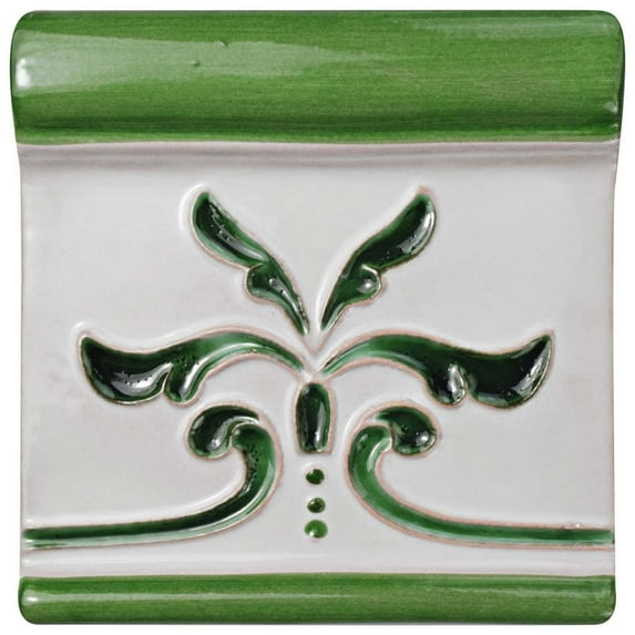 Merola Tile Wnunfe Novecento Friso 5" X 5" Matte Ceramic Thin-Set Tile Decorative Accent -