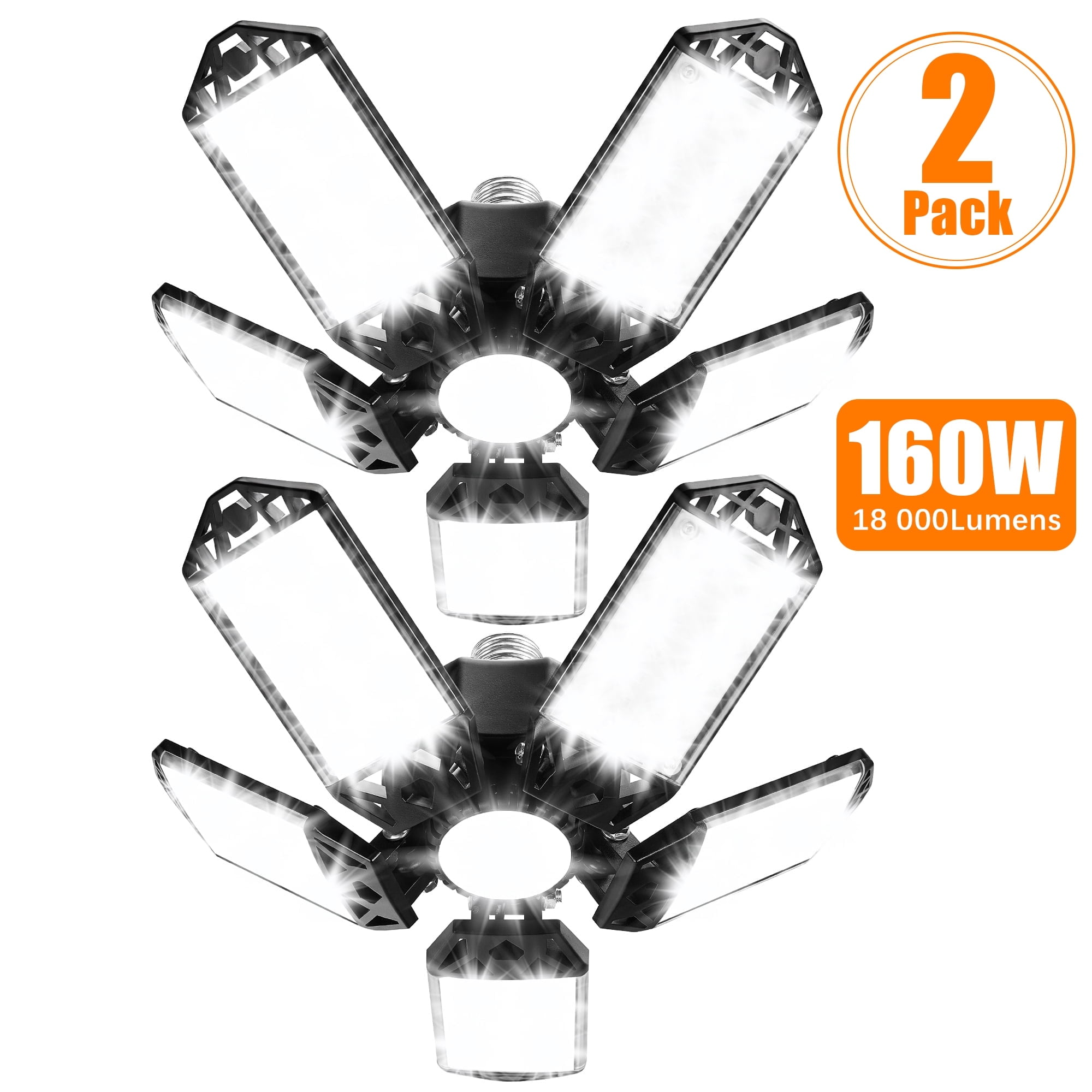 60W/45W LED Garage Lights, TSV 4/3 LED Heads Foldable Trilright Garage Ceiling Lighting 3200LM 6500K White LED Shop Light, Deformable LED Garage Ceiling Lighting Bulbs Workshop Light for Workbench 60W/45W LED Garage Lights, TSV 4/3 LED Heads Foldable Trilright Garage Ceiling Lighting 3200LM 6500K White LED Shop Light, Deformable LED Garage Ceiling Lighting Bulbs Workshop Light for Workbench