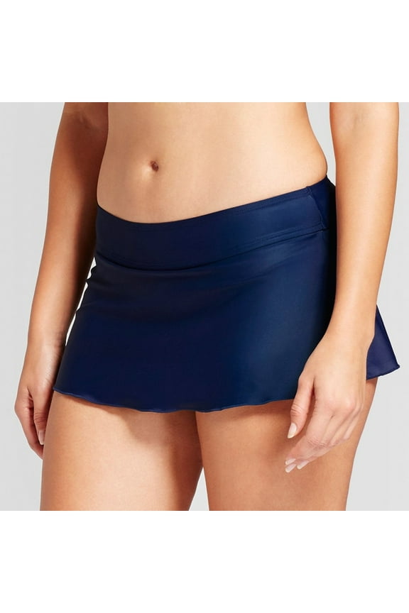 Navy Skirtini Swimwear Skirt Bottoms Women's Small