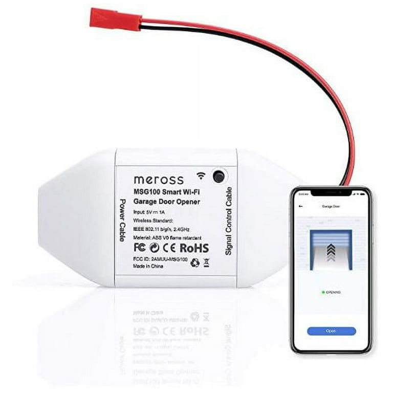 Wi-Fi Garage Door Controller Opener Works with Alexa Google Assistant IFTTT Wi-Fi Garage Door Controller Opener Works with Alexa Google Assistant IFTTT