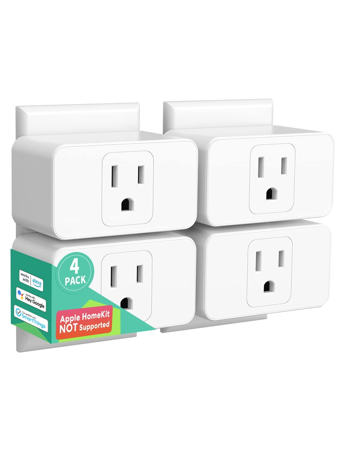 Outdoor Smart Plug, meross Outdoor Wi-Fi Outlet with 3 Sockets