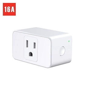 meross Wi-Fi Smart Plug Mini, 15 Amp & Reliable Wi-Fi Connection, App Remote Control, Alexa and Google Voice Control, Timer, No Hub Needed