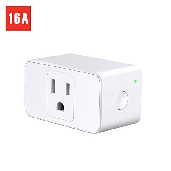 meross Wi-Fi Smart Plug Mini, Alexa and Google Voice Control, App Remote Control, Timer, 15 Amp & Reliable Wi-Fi Connection, No Hub Needed
