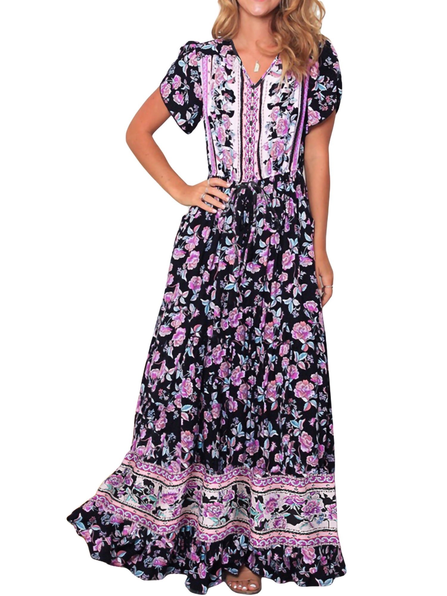 Merqwadd Women Beachwear Turkish Kaftans Long Swimsuit Cover up Caftan