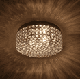 thumbnail image 1 of Merra 12 in. 2-Light Chrome Crystal Flush Mount, 1 of 5