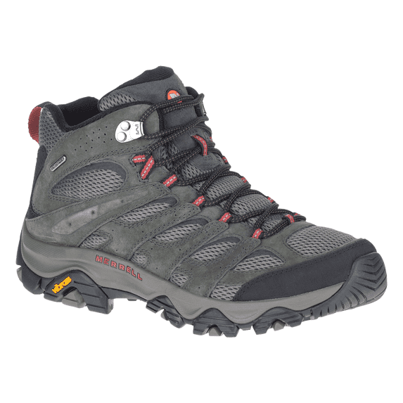 Merrell J035833 Moab 3 Mid Waterproof Hiking Boots for Men - Beluga - 8.5M