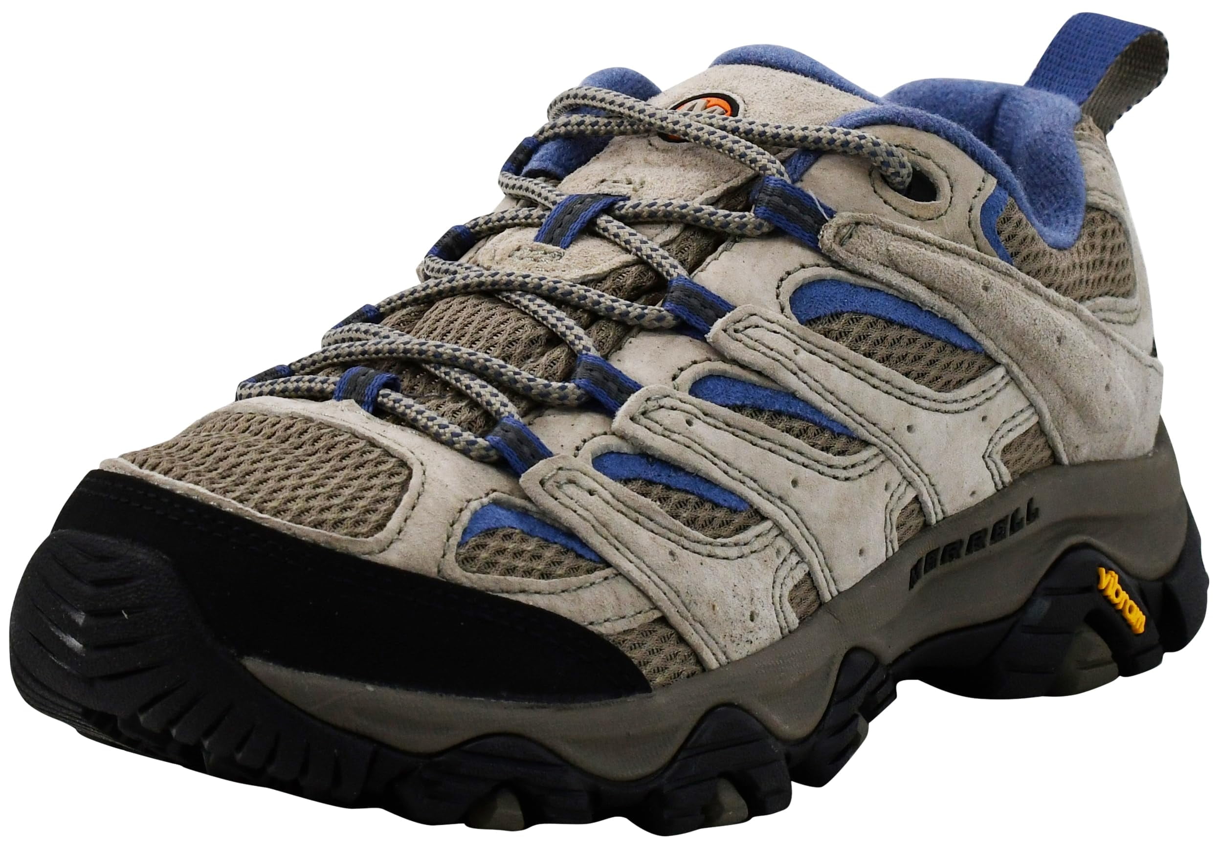 Merrell Womens Hiking Boots Moab 3 Aluminum/Marlin US Size 7.5