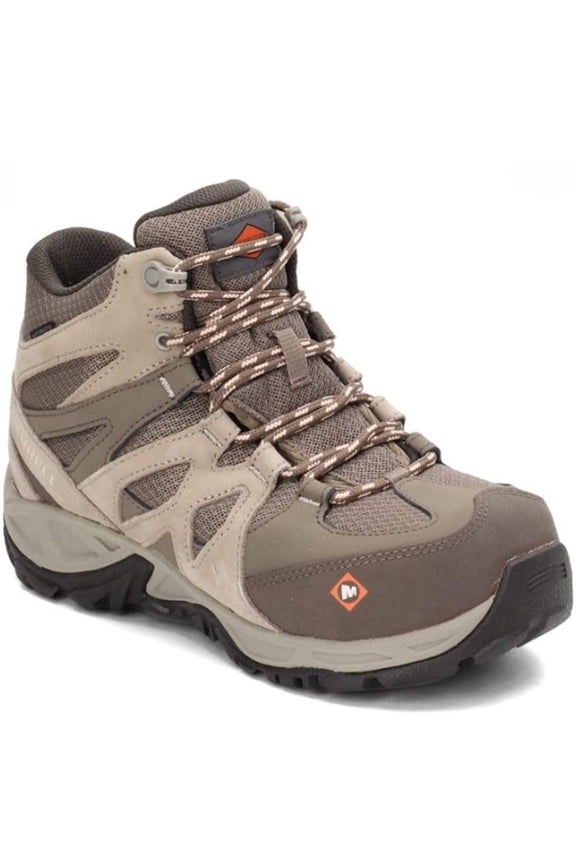 Work Siren Mid Waterproof Alloy Toe 7 Brindle/Boulder