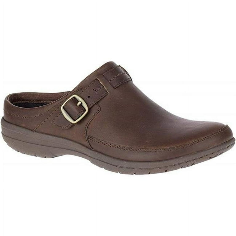 Merrell J94568-7 Womens Encore Kassie Buckle Slide Clog, Dark