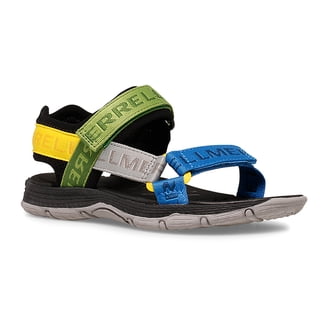 Merrell Brown and Yellow Kids Adjustable Strap Sandals Merrell | Shoes | Merrell Kids Sandals In Brown And Yellow  main image 3