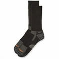 thumbnail image 1 of Merrell Men's 1 Pack Cushioned Lightweight Hiker Crew Socks  BLACK, 1 of 3