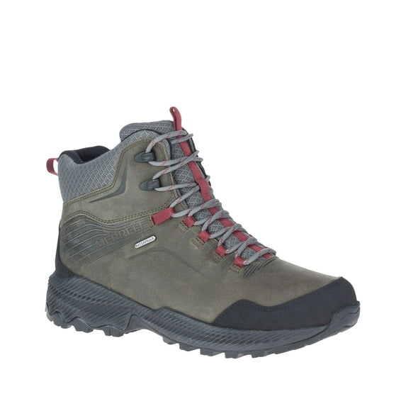 Merrell Men's Forestbound Waterproof Hiking Boot Soft Toe Grey 13 D(M) US